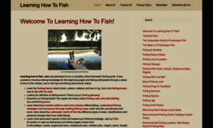 Learninghowtofish.com thumbnail