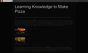 Learningknowledgetomakepizza.blogspot.com thumbnail