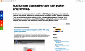Learningpythontobuildbusiness.blogspot.com thumbnail