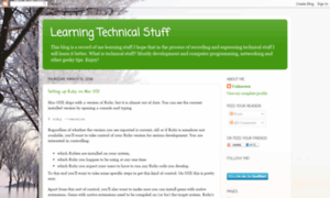 Learningtechnicalstuff.com thumbnail