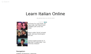 Learnitalian.elanguageschool.net thumbnail