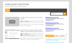 Learnjquerybootstrap.blogspot.rs thumbnail