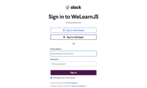 Learnjs.slack.com thumbnail