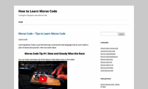 Learnmorsecode.info thumbnail