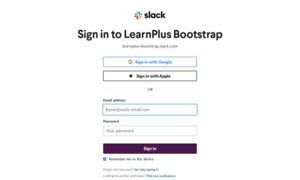 Learnplus-bootstrap.slack.com thumbnail