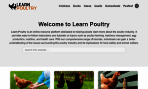 Learnpoultry.com thumbnail