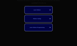 Learnpython.in thumbnail