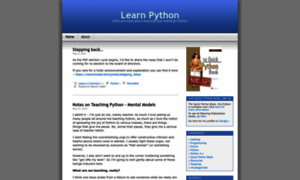 Learnpython.wordpress.com thumbnail
