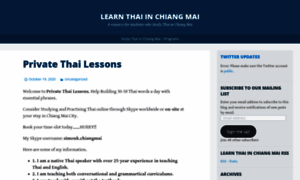 Learnthaiinchiangmai.wordpress.com thumbnail