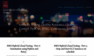 Learntheartofsoftwaretesting.net thumbnail