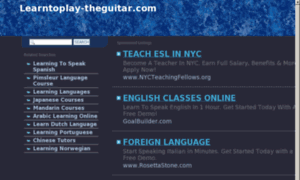 Learntoplay-theguitar.com thumbnail