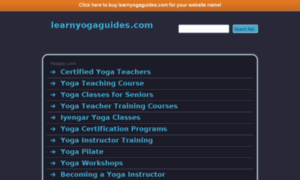 Learnyogaguides.com thumbnail