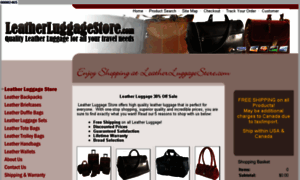 Leatherluggagestore.com thumbnail