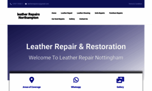 Leatherrepairsnorthampton.co.uk thumbnail