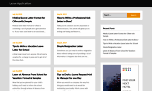 Leaveapplication.net thumbnail
