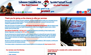 Lebanesecanadianpestcontrol.com thumbnail