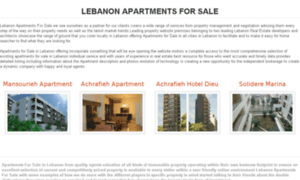 Lebanonapartmentsforsale.com thumbnail