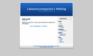 Lebanoncompanies.wordpress.com thumbnail