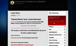 Lebanonconsulatela.org thumbnail