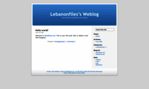 Lebanonfiles.wordpress.com thumbnail