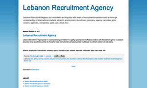 Lebanonrecruitmentagency.blogspot.com thumbnail