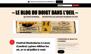 Leblogdudoigtdansloeil.wordpress.com thumbnail