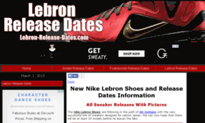 Lebron-release-dates.com thumbnail