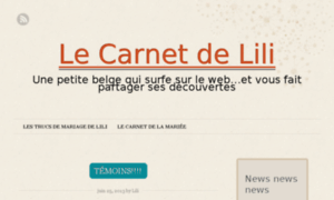 Lecarnetdelili.be thumbnail