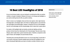 Ledheadlightsguide.net thumbnail