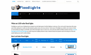 Ledsolarfloodlights.com thumbnail