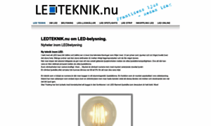 Ledteknik.nu thumbnail