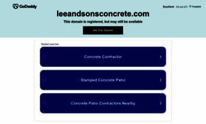 Leeandsonsconcrete.com thumbnail