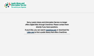 Leedsuk.libraryreserve.com thumbnail