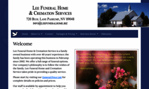 Leefuneralhome.biz thumbnail