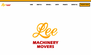 Leemachinerymovers.com thumbnail