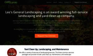 Leesgenerallandscaping.com thumbnail