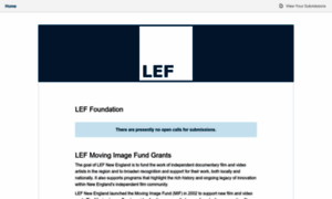 Lef-foundation.submittable.com thumbnail
