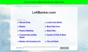 Leftbanker.com thumbnail