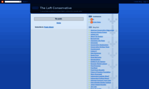 Leftconservativeblog.blogspot.com thumbnail