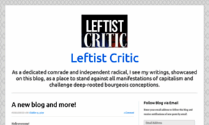 Leftistcritic.wordpress.com thumbnail