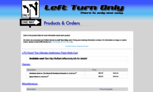 Leftturnonly.info thumbnail