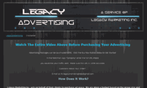 Legacyadvertisingcenter.com thumbnail