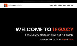 Legacybiblechurch.org thumbnail