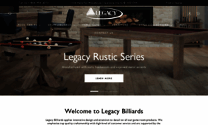 Legacybilliards.com thumbnail