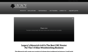 Legacycncwoodworking.com thumbnail