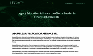 Legacyeducationalliance.com thumbnail