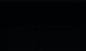 Legacyofhope.ca thumbnail