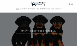 Legacypetfoods.com thumbnail