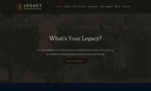 Legacypreservation.com thumbnail