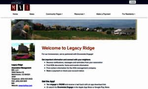 Legacyridgehoa.com thumbnail